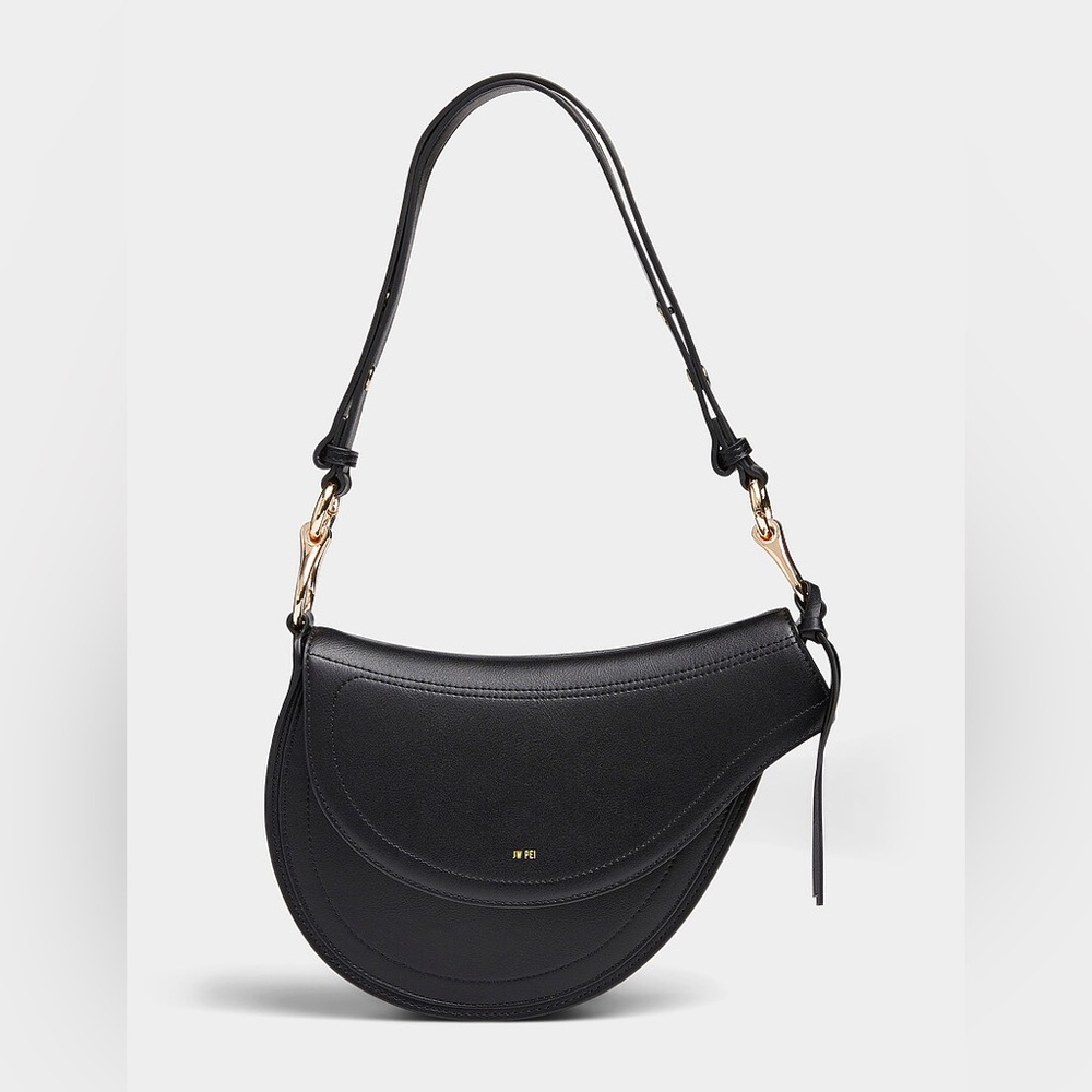 JW PEI Elegant Black Shoulder Bag